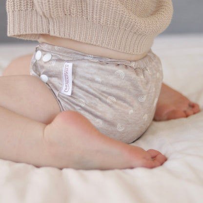 One Size Reusable Cloth Nappy Wrap - Clemmie