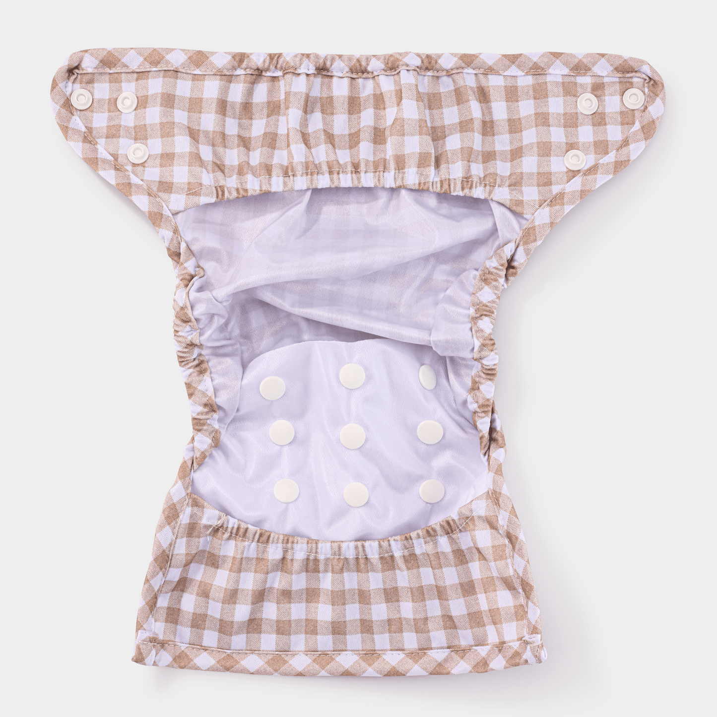One Size Reusable Cloth Nappy Wrap - Dusty Blue