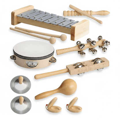 Orff Musical Instrument Set (9 pcs) - The Little Hive