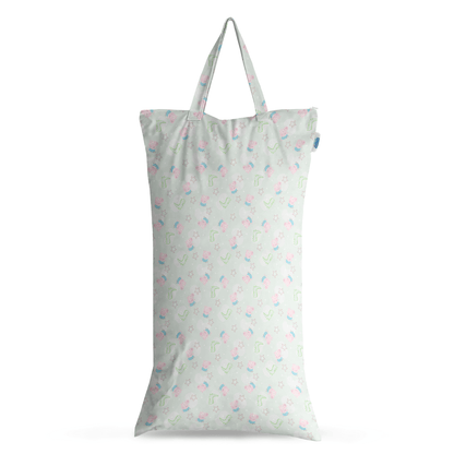 Peppa Pig XL Wet Bag Reusable Cloth Nappy Pail - George Pig | Sage
