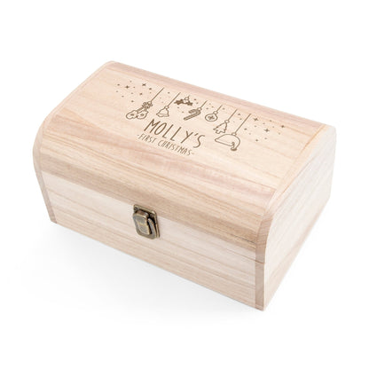 Personalised Baby's First Christmas Eve Chest - The Little Hive