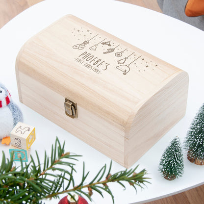 Personalised Baby's First Christmas Eve Chest - The Little Hive