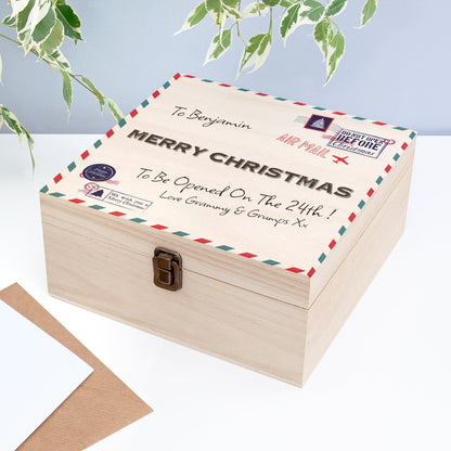 Personalised Nostalgic International Mail Christmas Box - The Little Hive