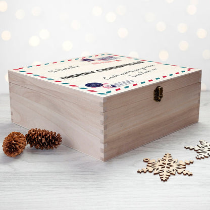 Personalised Nostalgic International Mail Christmas Box - The Little Hive