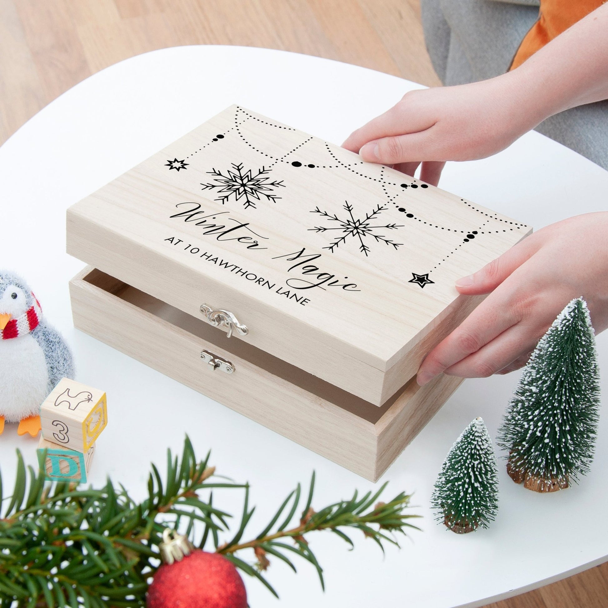 Personalised Winter Magic Christmas Eve Box - The Little Hive