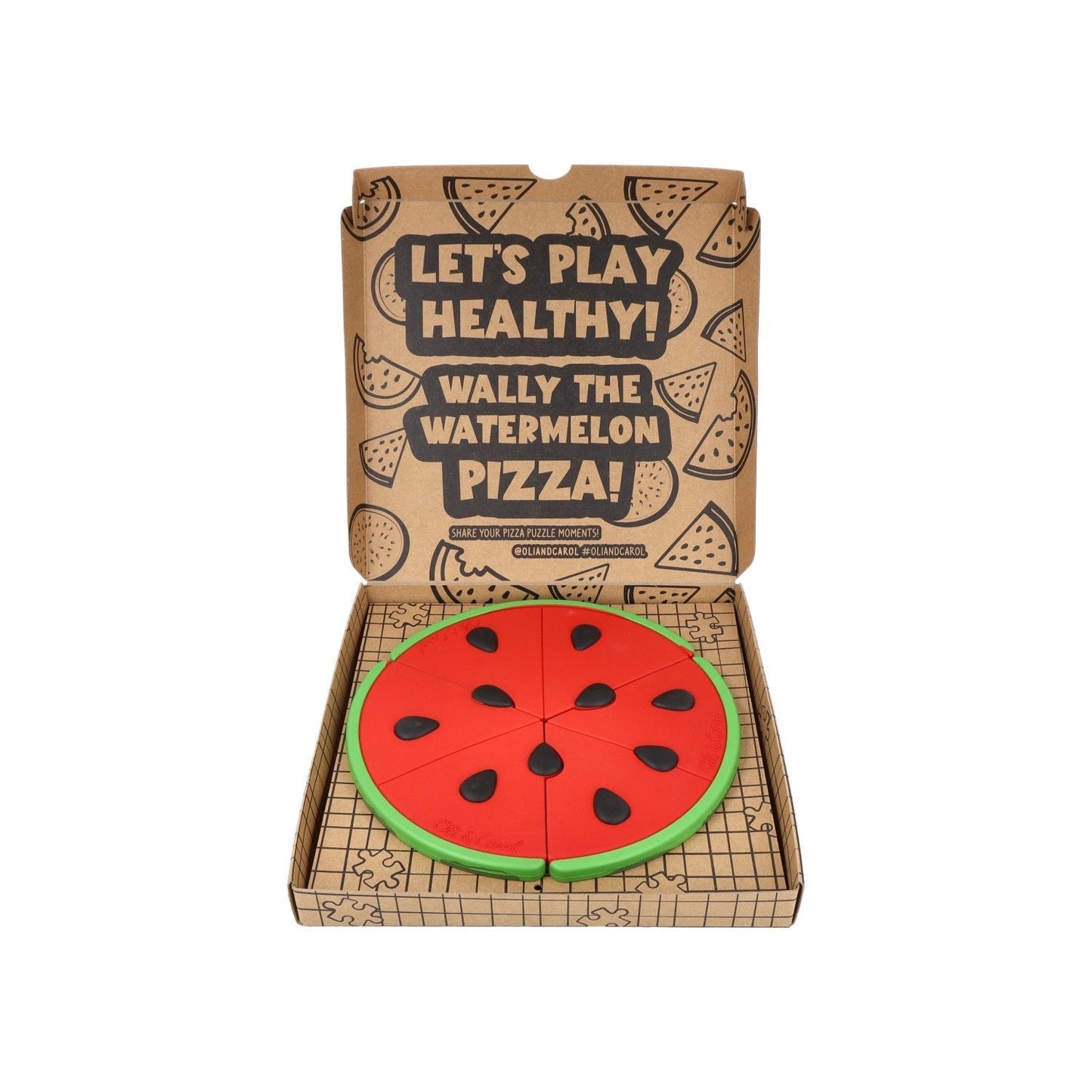 Puzzle Oli et Carol Wally le bébé pastèque Pizza