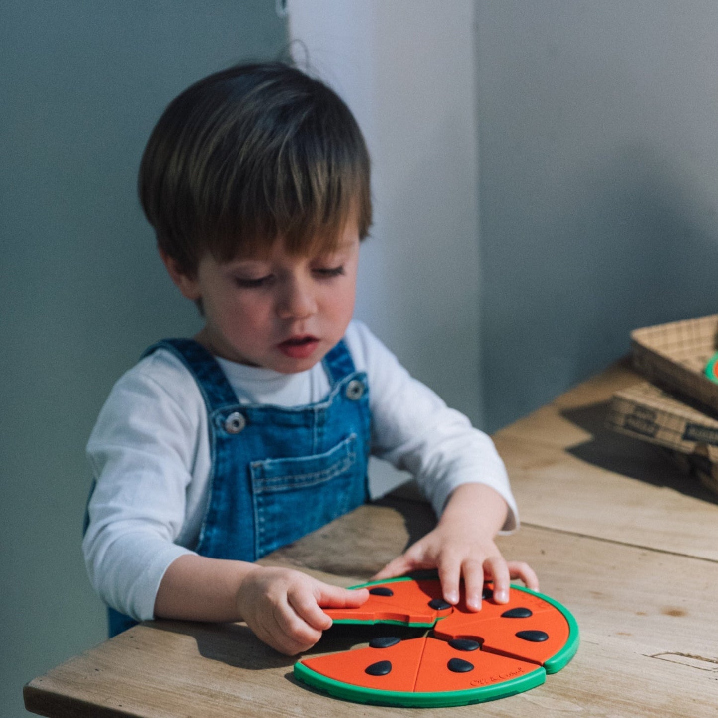 Puzzle Oli et Carol Wally le bébé pastèque Pizza