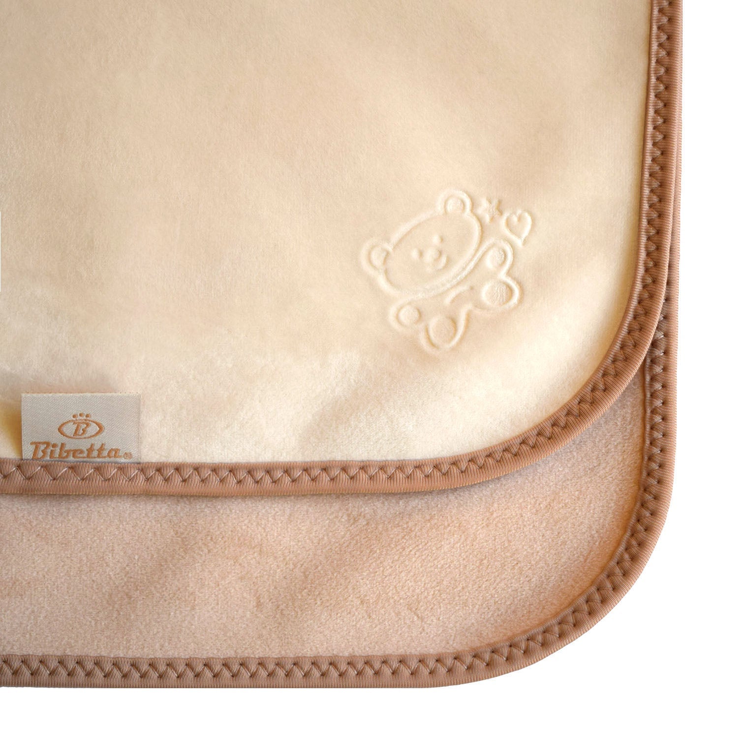 Plush Tummy Time Mat in Cream & Beige for Newborn Baby - The Little Hive