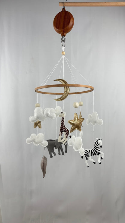 Safari Dreams Cot Mobile - The Little Hive