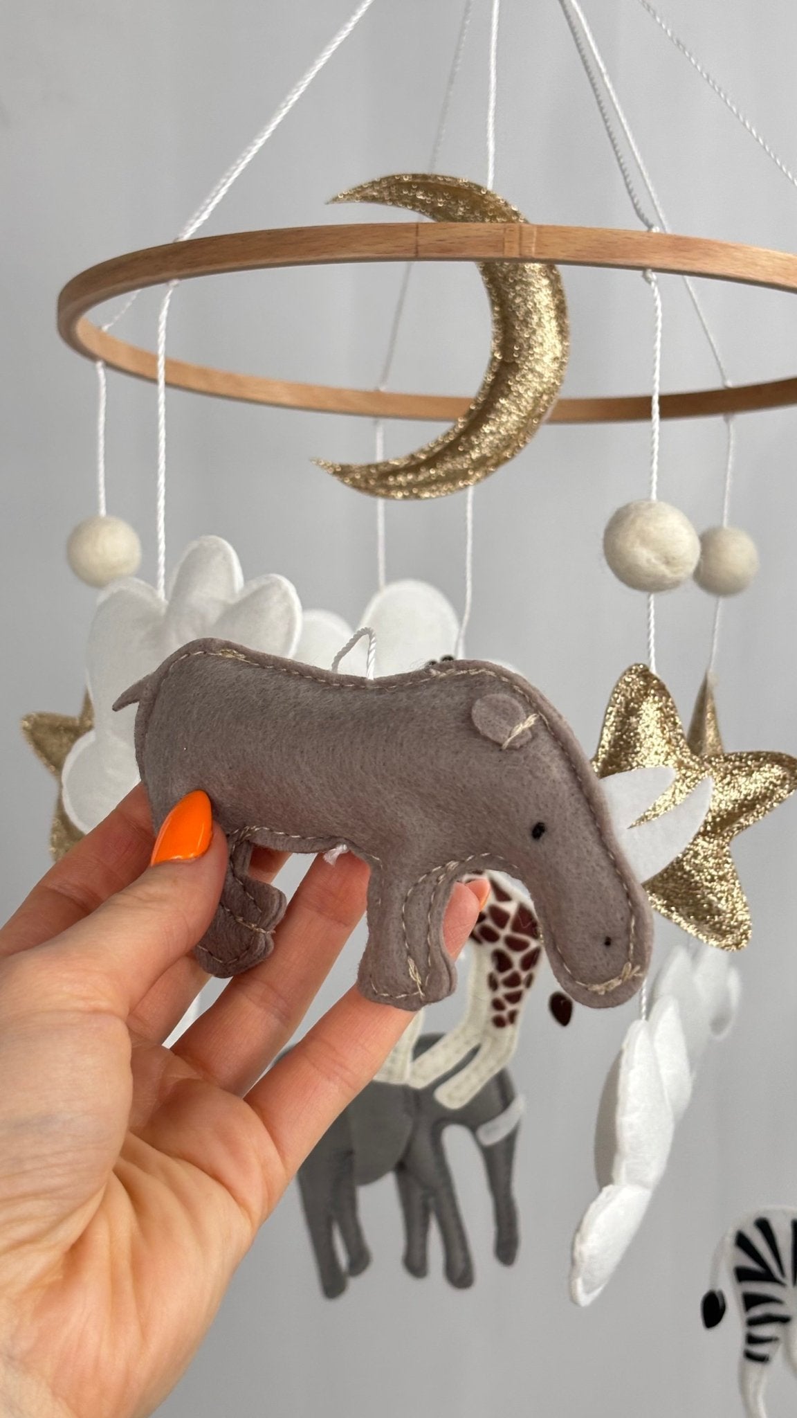 Safari Dreams Cot Mobile - The Little Hive