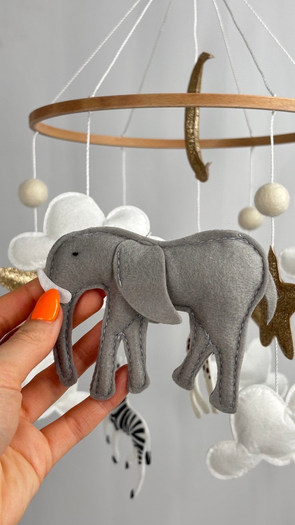 Safari Dreams Cot Mobile - The Little Hive