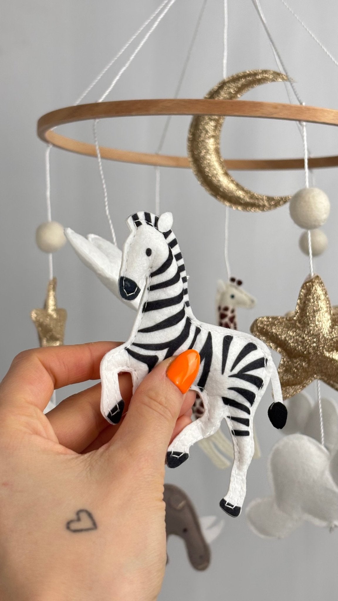 Safari Dreams Cot Mobile - The Little Hive