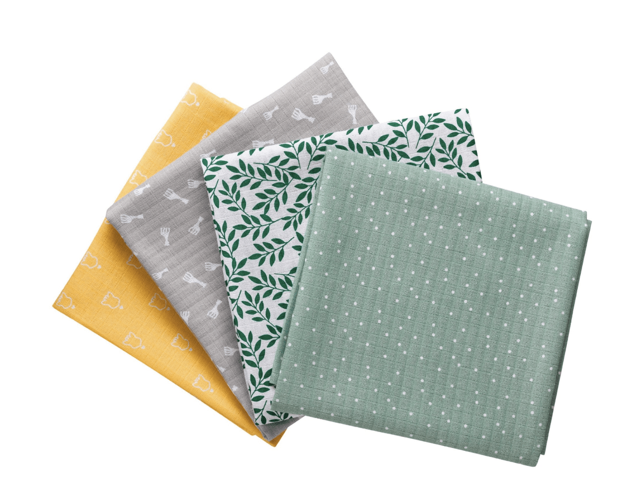 Sophie la girafe® – 4 Coloured Swaddles Gift Set - The Little Hive