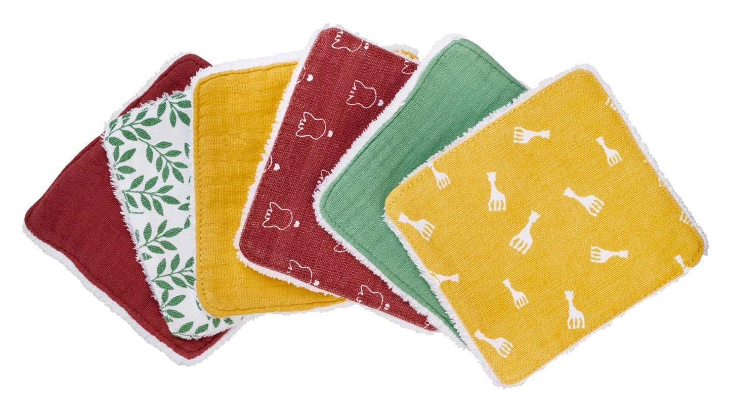 Sophie la girafe® - 6 Washable Wipes - The Little Hive