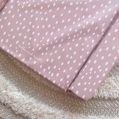 Standard Changing Mat - Dusky Pink Spots Print