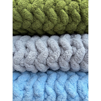 Super Chunky Crochet Blanket – Handmade in Neutral Tones - The Little Hive