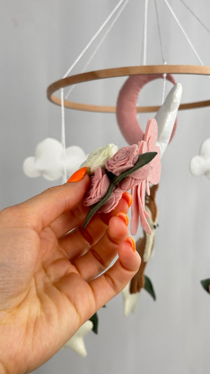 The Fawn’s Garden Cot Mobile - The Little Hive