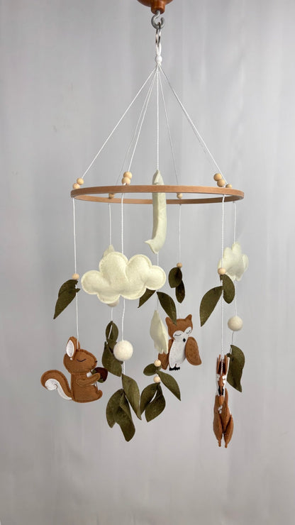 The Moonlit Forest Cot Mobile - The Little Hive