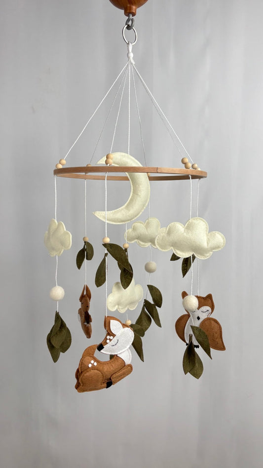 The Moonlit Forest Cot Mobile - The Little Hive
