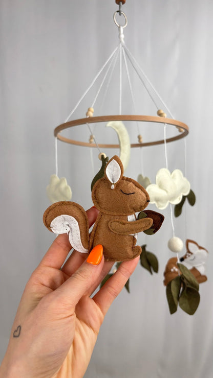 The Moonlit Forest Cot Mobile - The Little Hive