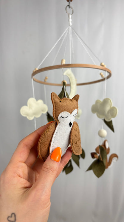 The Moonlit Forest Cot Mobile - The Little Hive