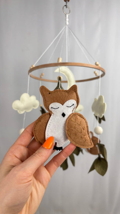 The Moonlit Forest Cot Mobile - The Little Hive