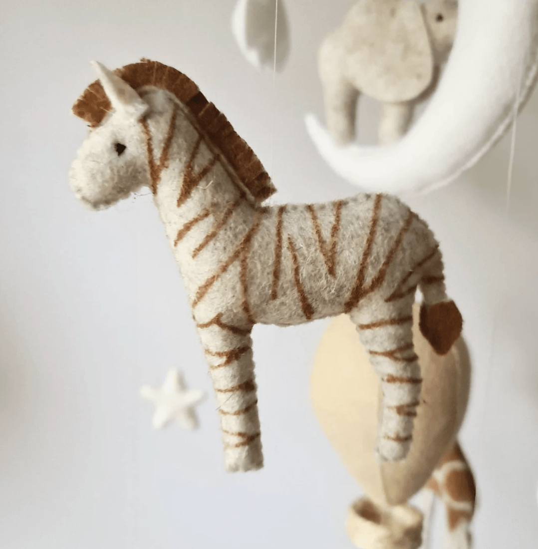 Under the Safari Moon Cot Mobile - The Little Hive