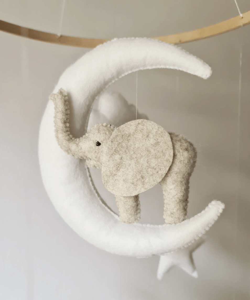 Under the Safari Moon Cot Mobile - The Little Hive