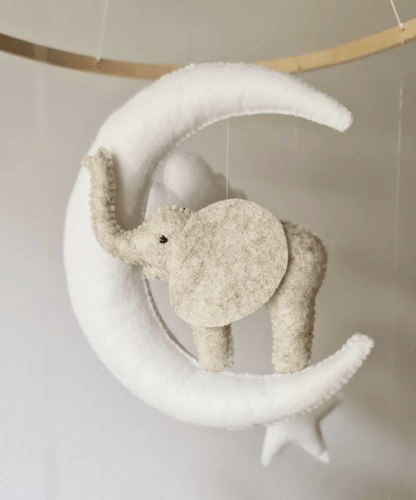 Under the Safari Moon Cot Mobile - The Little Hive