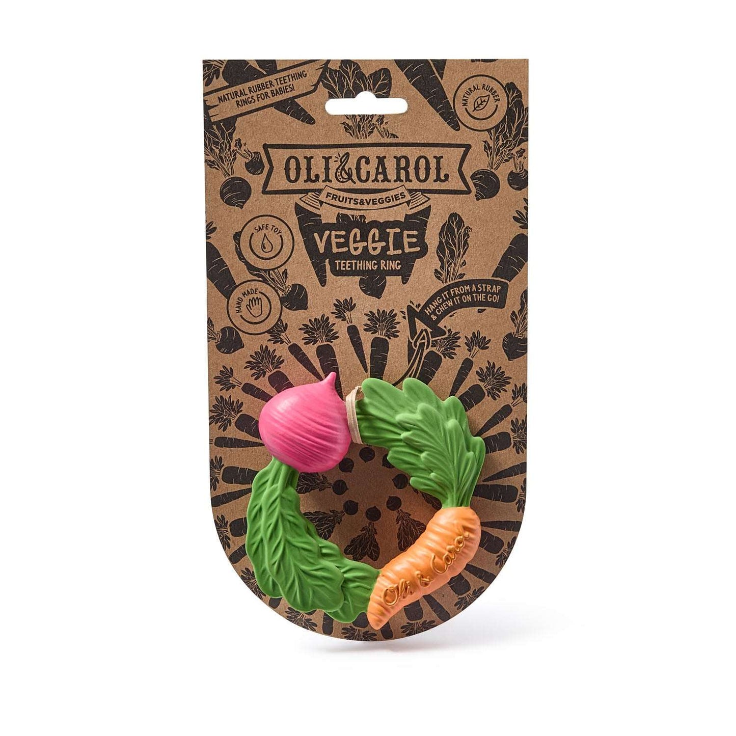 Oli & Carol Veggie Teething Ring