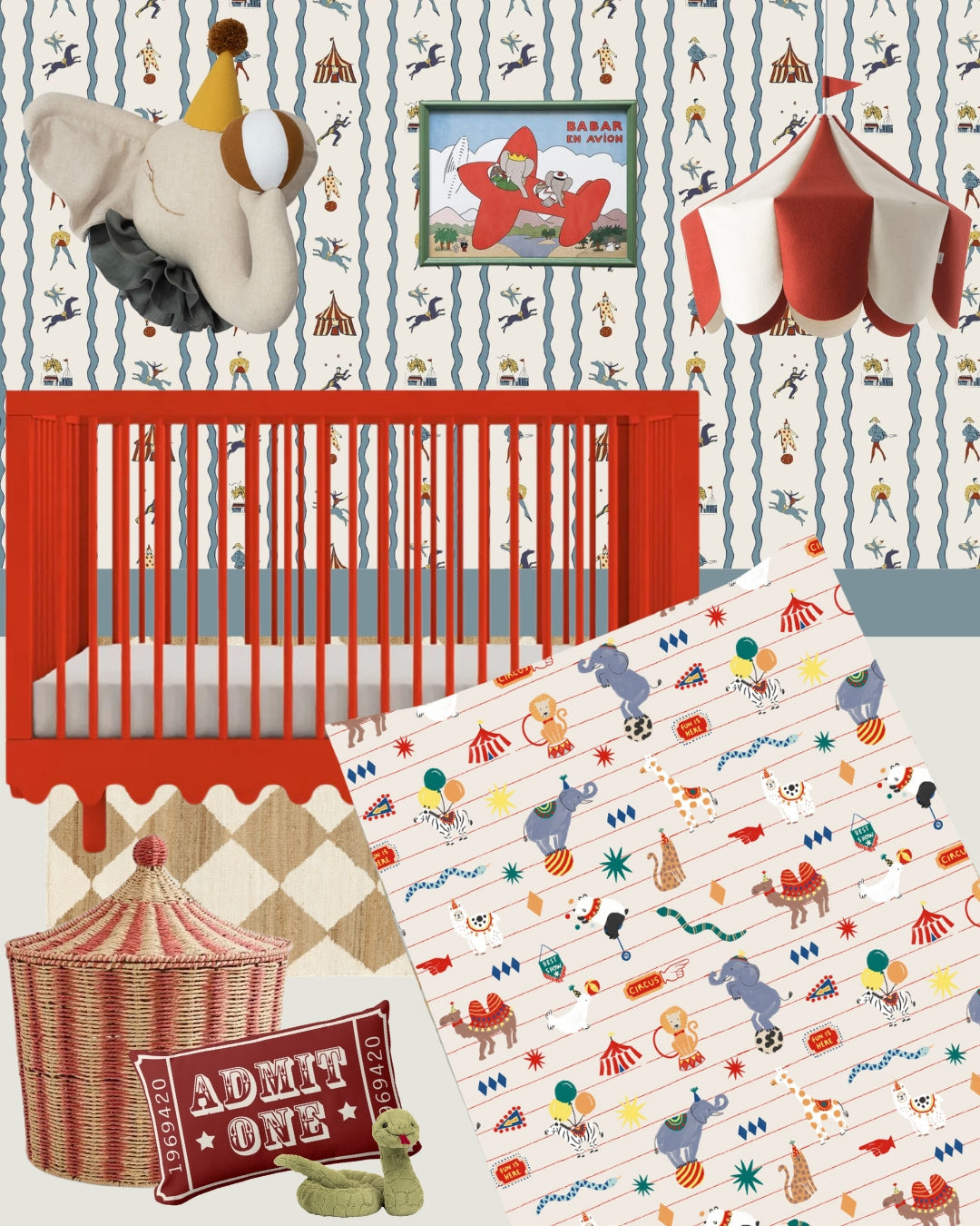 Standard Changing Mat - Circus