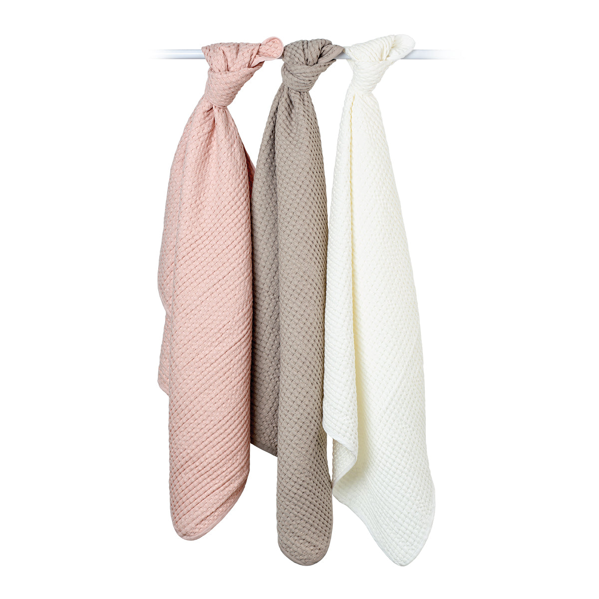 Lulujo -  Waffle Blanket - Sand