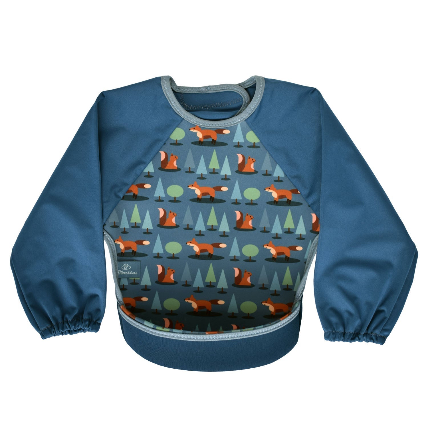 Weaning Bib with Sleeves - Foxes UltraBib - The Little Hive