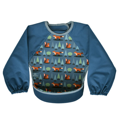 Weaning Bib with Sleeves - Foxes UltraBib - The Little Hive