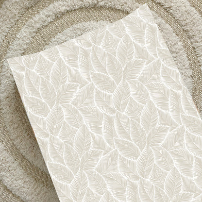 Anti-Roll Wedge Changing Mat - Gold Leaf Print