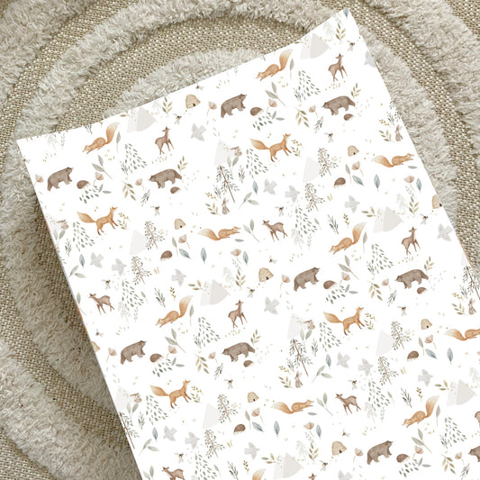 Anti-Roll Wedge Baby Changing Mat - Inca Print