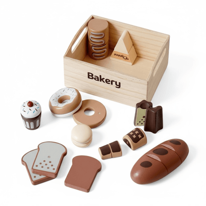 Wooden Box Dessert Set - The Little Hive