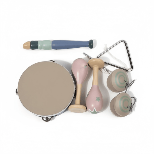 Wooden Box Orff Instruments Set (5 pcs) - The Little Hive