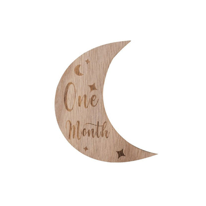 Wooden Month - by - Month Baby Milestone Set - The Little Hive