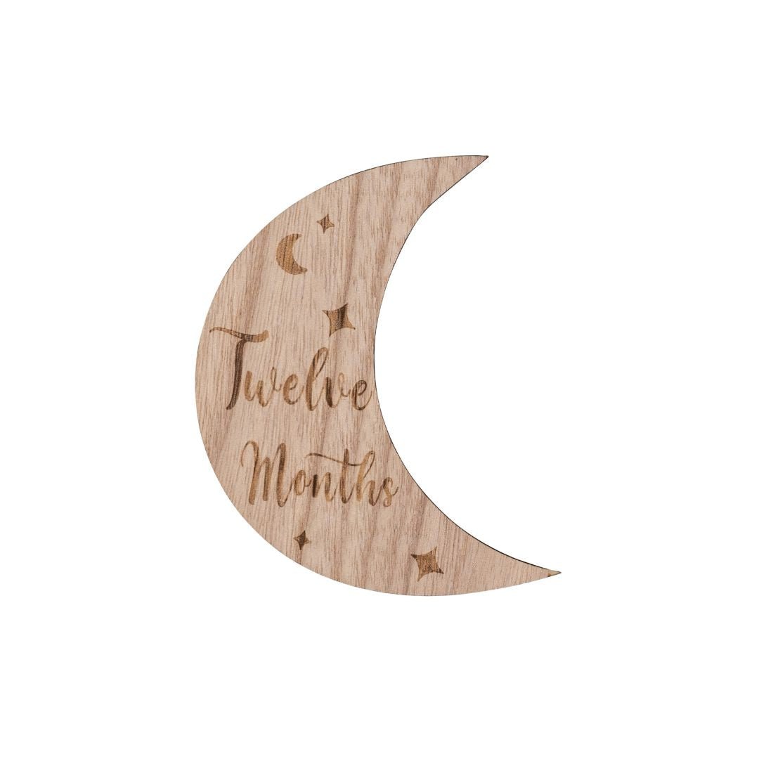 Wooden Month - by - Month Baby Milestone Set - The Little Hive