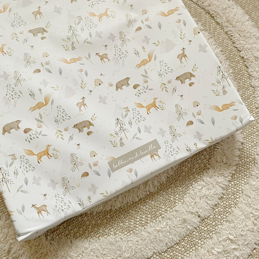 Anti-Roll Wedge Baby Changing Mat - Inca Print