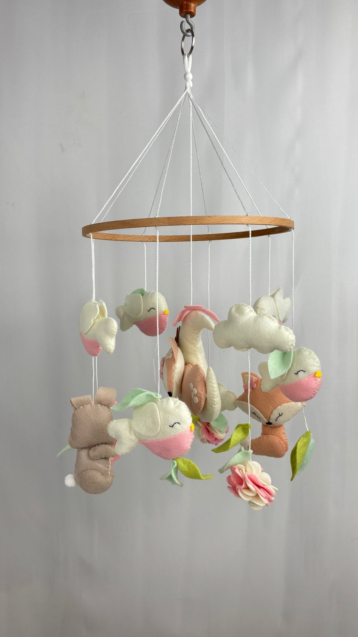 Woodland Blossom Cot Mobile - The Little Hive