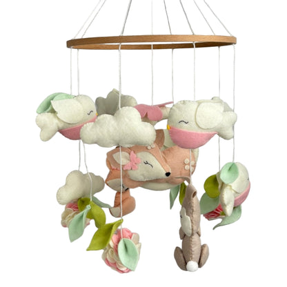 Woodland Blossom Cot Mobile - The Little Hive