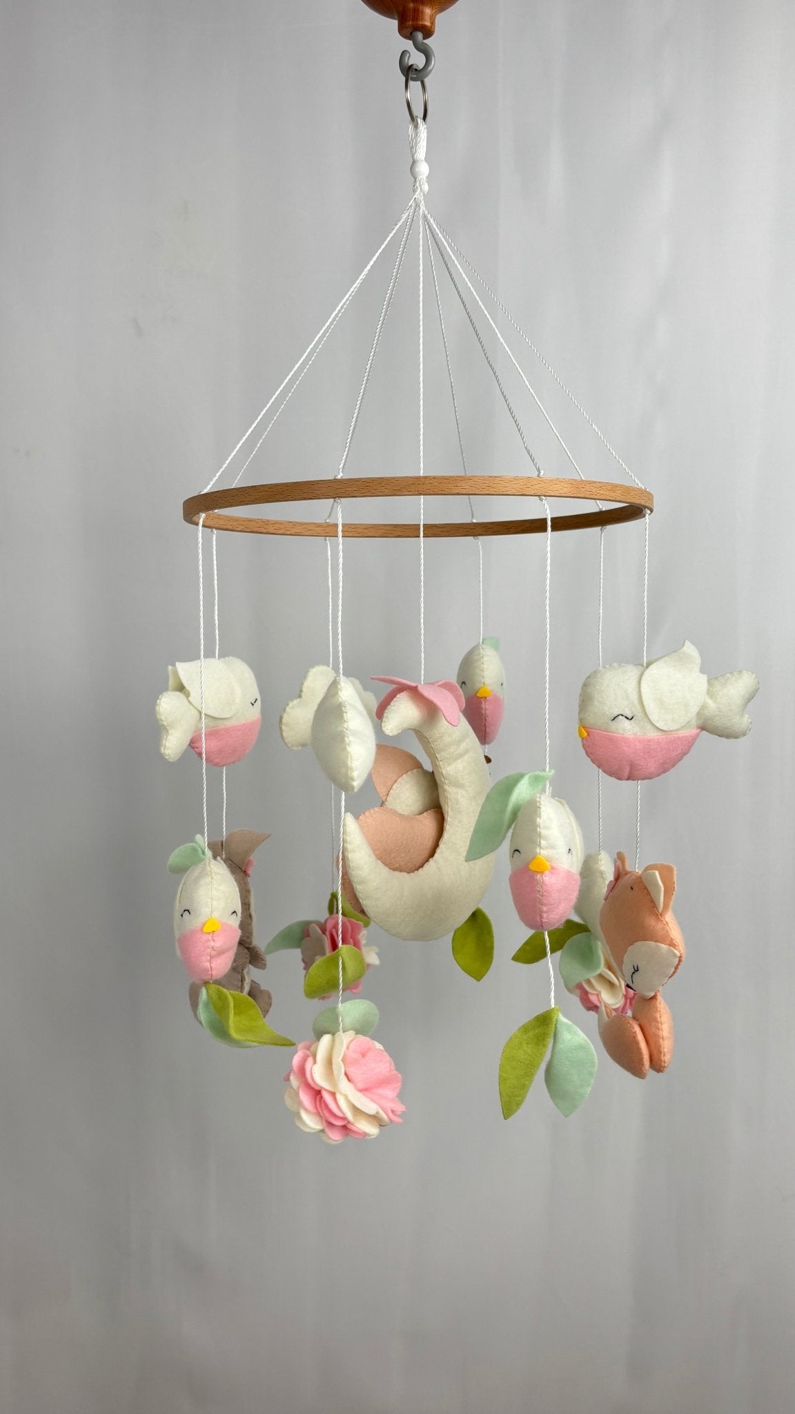 Woodland Blossom Cot Mobile - The Little Hive