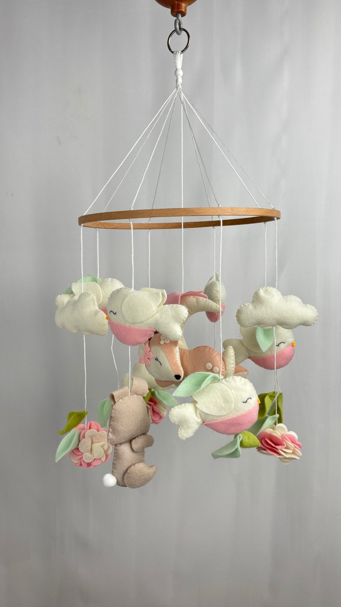 Woodland Blossom Cot Mobile - The Little Hive