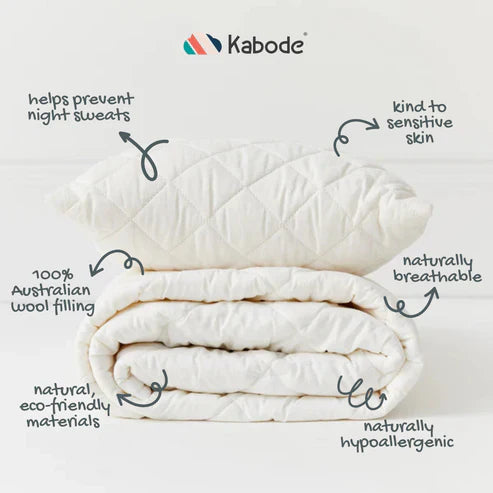 Kabode - Organic Cotton & Wool Cot Duvet