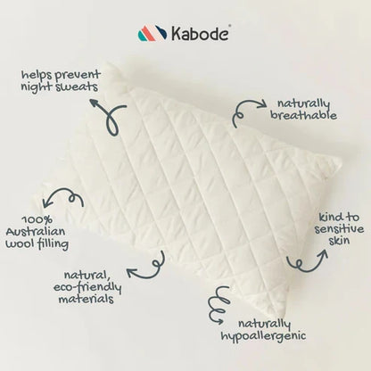 Organic Cotton & Wool Toddler Pillow
