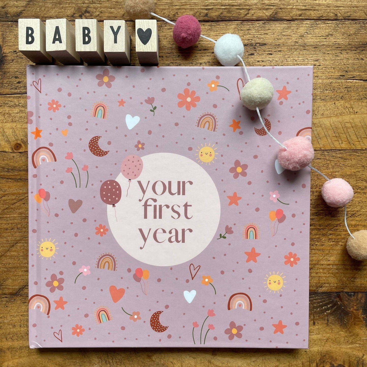 Your First Year - Baby Memory Book - The Little Hive