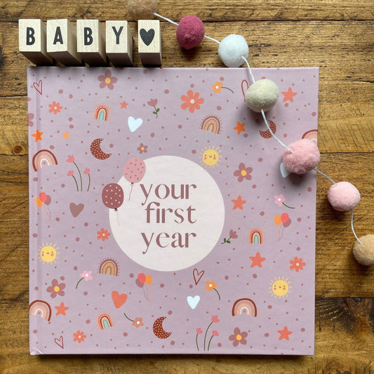 Your First Year - Baby Memory Book - The Little Hive
