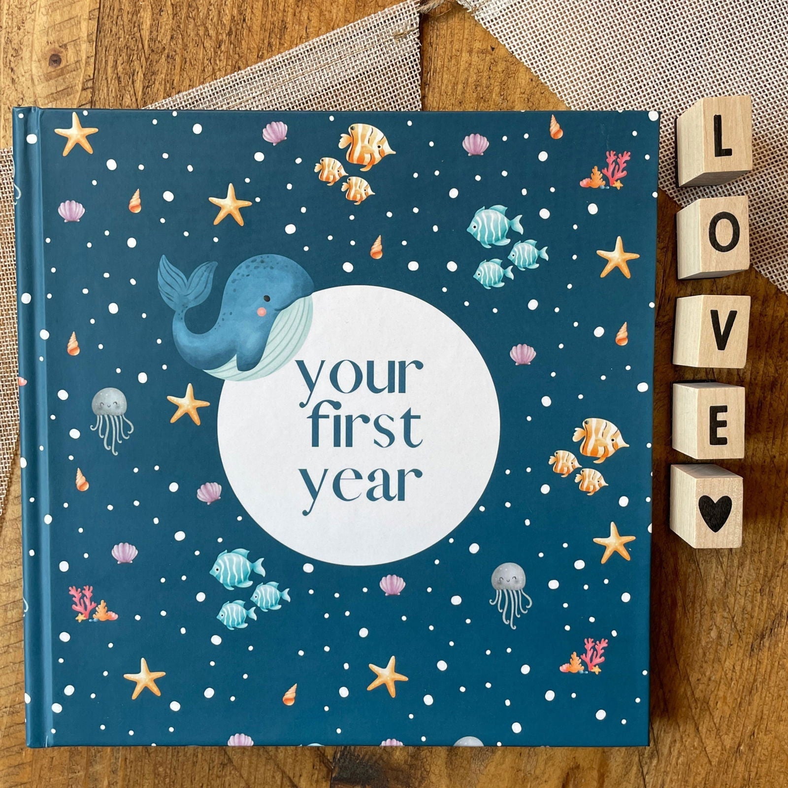 Your First Year - Baby Memory Book - The Little Hive